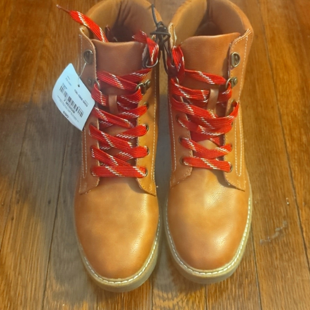 Brown ankle boots